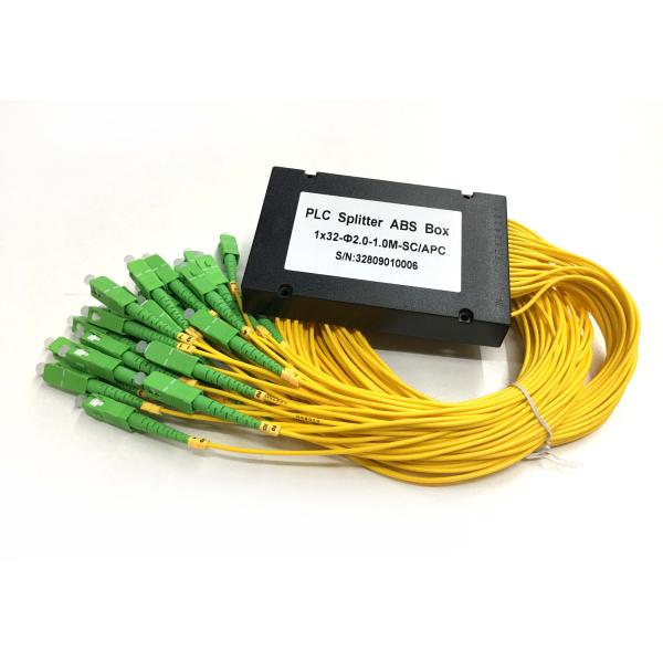 1:8 Modular Type Fiber Optical PLC Splitter with 2.0mm Cable and 1.5m Length for FTTX Deployment