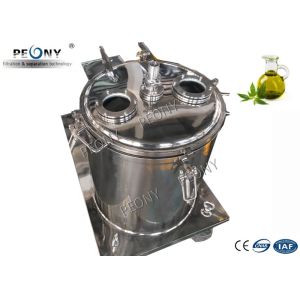 Manual Top Discharge Vertical Basket Centrifuge Hemp Oil Extraction Machine