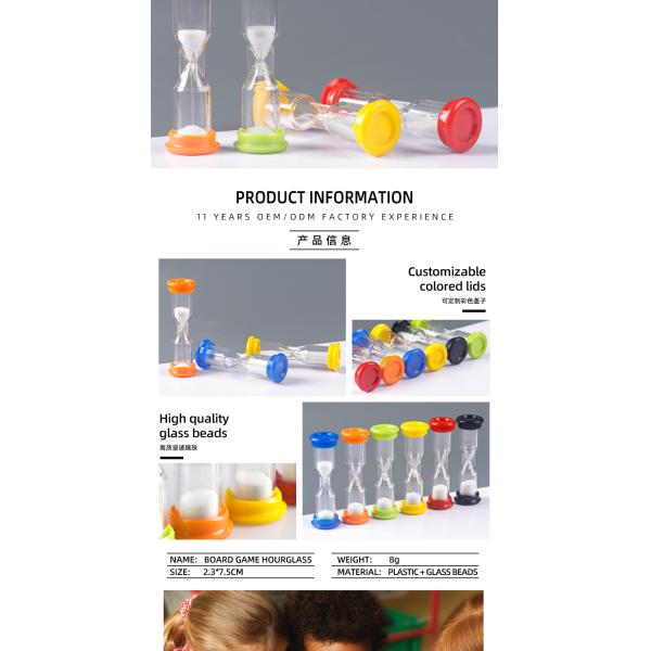 Waterproof Plastic Hourglass 30 seconds 50 seconds 60 Second Sand Timer