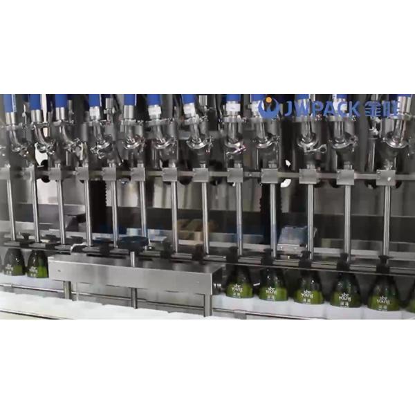 Automatic Soap Detergent Dishwashing Piston Liquid Filling Machine 4 Head 100ml-1000ml