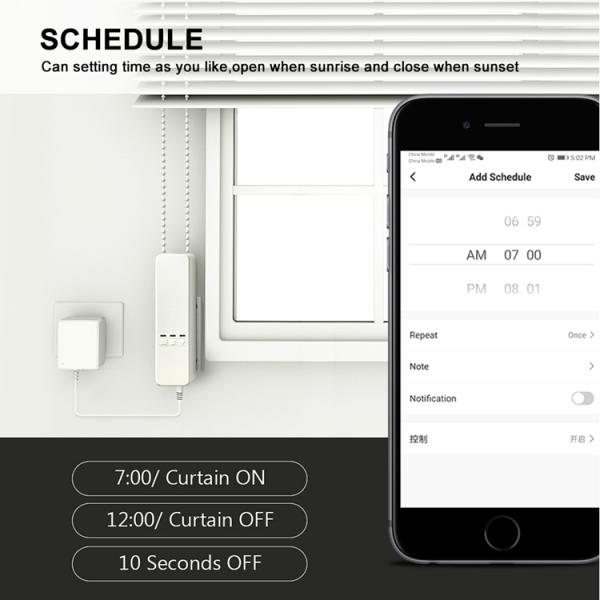 DC12V 2.4G Hz Wifi Blind Motor Remote Control