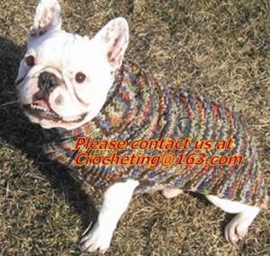China Knit Pet Sweater, Custom Knit Dog Sweater, hand knit dog sweaters, Dog Knitting Wool on sale