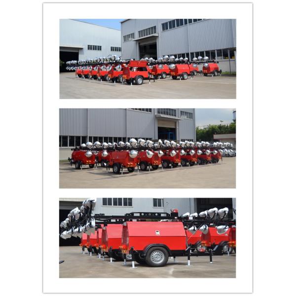 220v 5m Doosan Diesel Generator Light Tower Led 4x350w