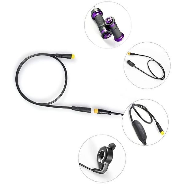 M8 connecting wire 2-6core waterproof plug butt joint controller waterproof wire connector
