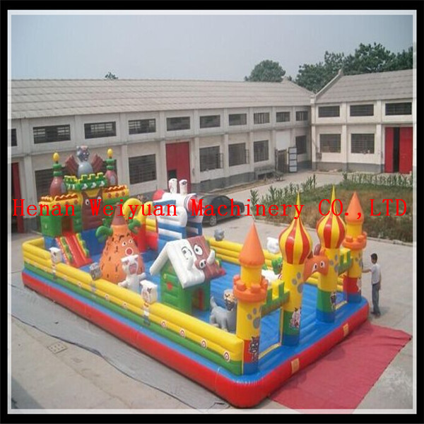 Commercial Inflatable funcity for kids/Inflatable amusement park/inflatable castle