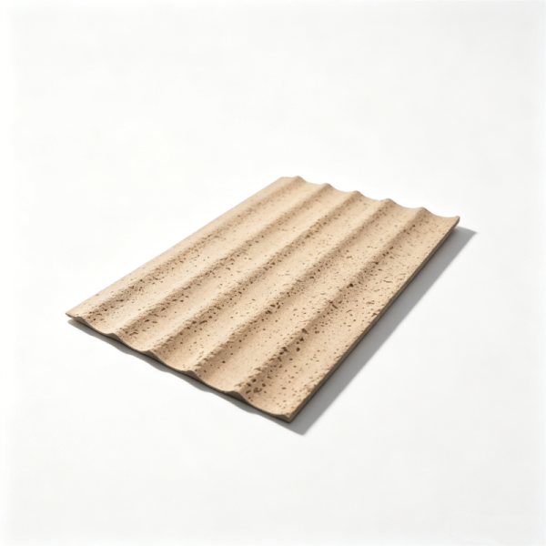 Water Ripple Soft Stone MCM Flexible Wall Panel 3D Wave Texture Eco For Curved Wall