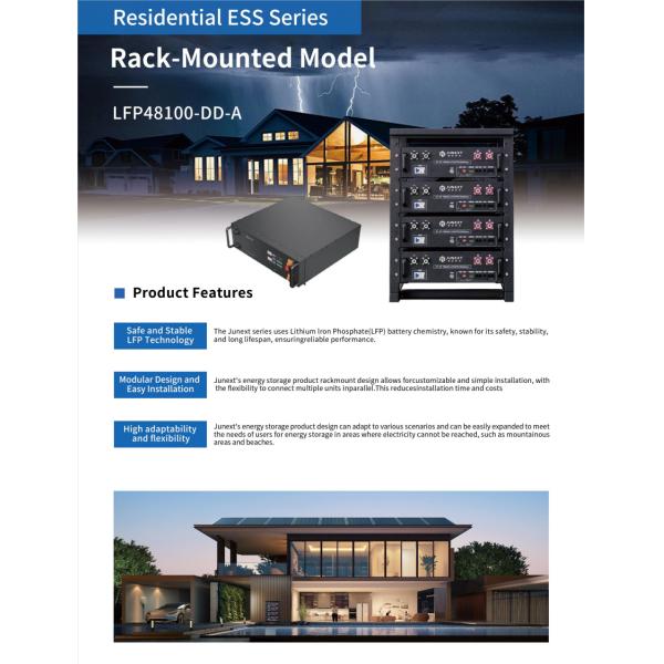 51.2V 48V Telecom Batteries Server Rack 6000+ Cycle Longlife LiFePO4 Battery