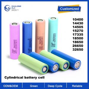 China OEM ODM LiFePO4 lithium battery Cells Cylindrical Lithium Battery cell 1000mah~3500mah 18650 3.2V 3.7V on sale