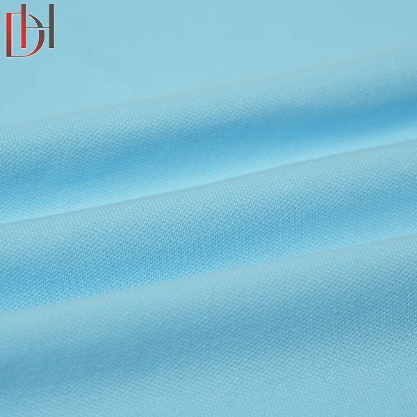 Custom High-quality Soft Garment Rib Jersey Plain Stretch Breathable Eco-Friendly Spandex Cotton Pearl Fabric for Shirt