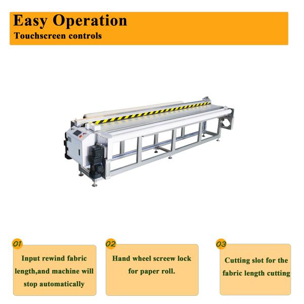 Fabric Counting Collecting Roller Blind Machine