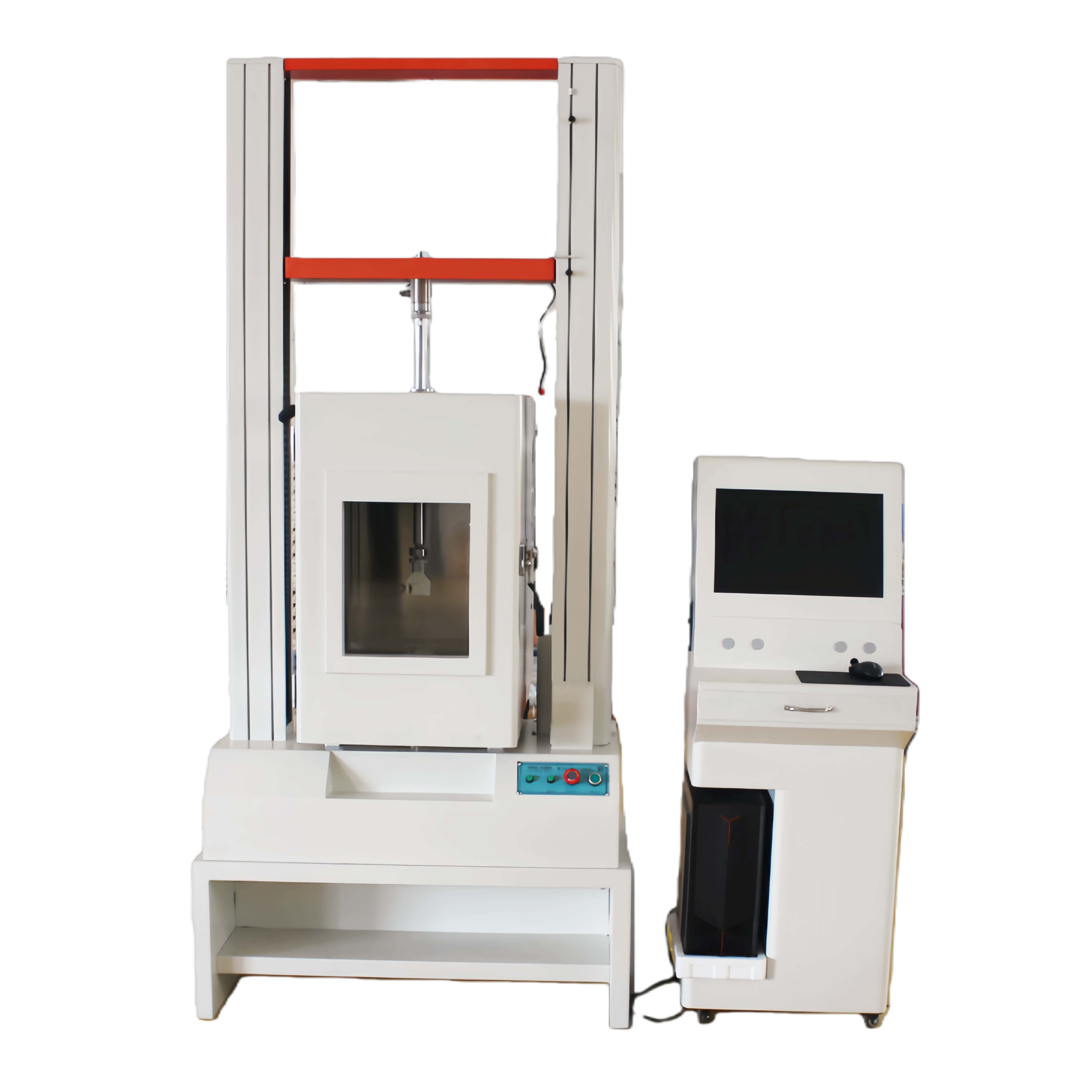 Computer-controlled Tensile Testing Machine with Environmental Chamber for Plastic, Rubber and Metal Materials