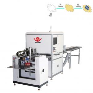 China Automatic Rigid Box Positioning Machine for Grey Board Boxes on sale