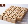 Norwegian or Danish Alphabet blocks, blocks with letters, wooden building blocks 1,8inX1,8in for sale