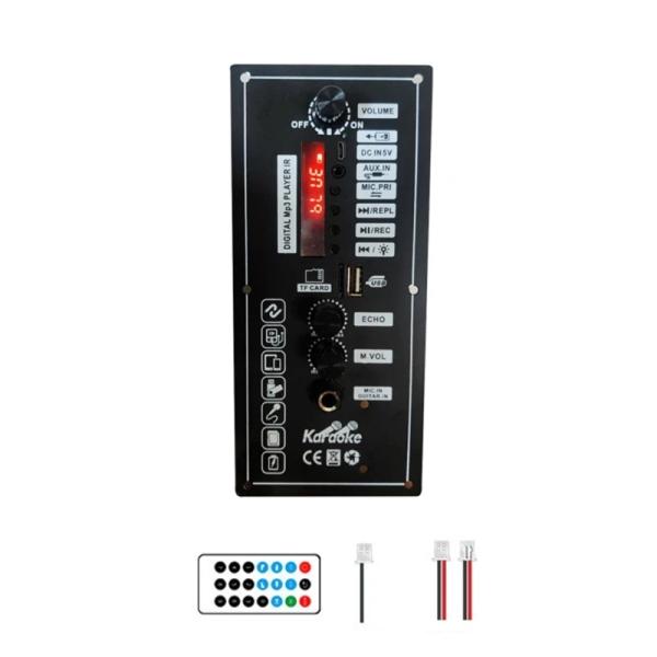 10W 20W Power Bluetooth Compatible Rechargeable Lithium Battery Amplifier Board with MP3 Player and Microphone