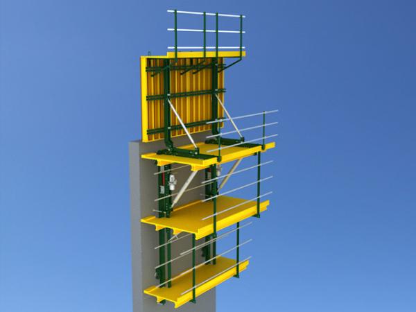 Quality Fast Verticle / inclined Auto Self Climbing Formwork with hydraulic system QPMX-50 for sale