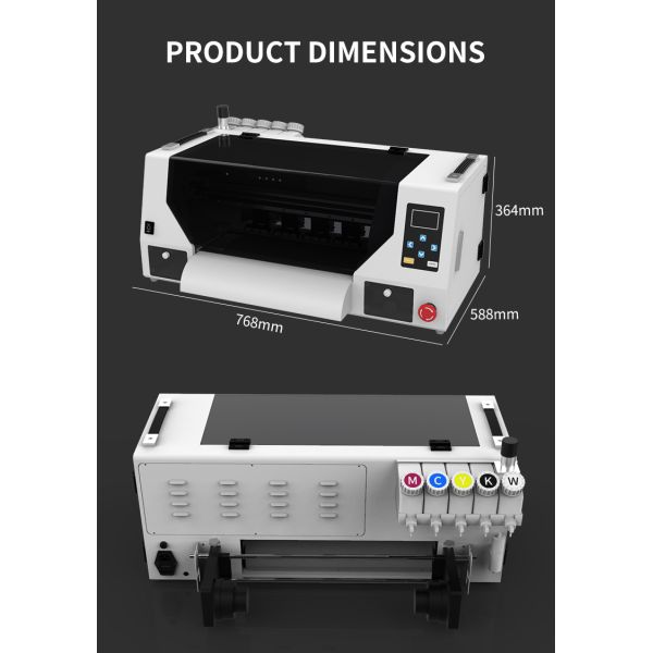 KECAI A3 DTF Printer Machine Dual XP600 I1600 Head with 30cm Size New Impressora 1-Year Warranty