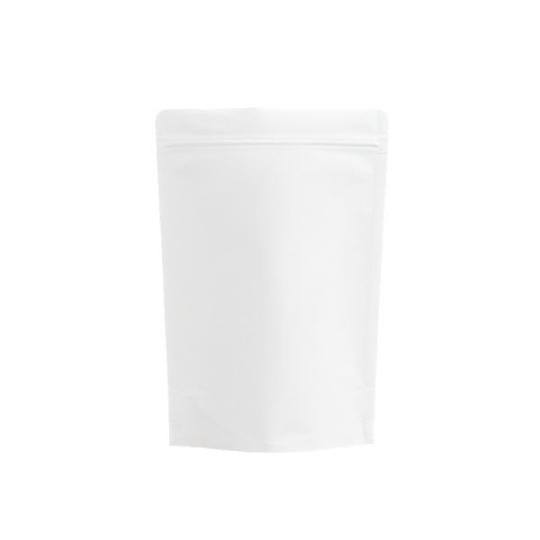Customizable White Matte Stand-up Pouches For Food Packaging