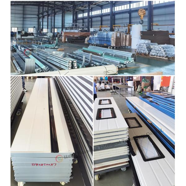 Factory Direct PU Foam Sandwich Panel Windows Modern Design Automatic Open Style Windproof Feature for Sectional Garage Door