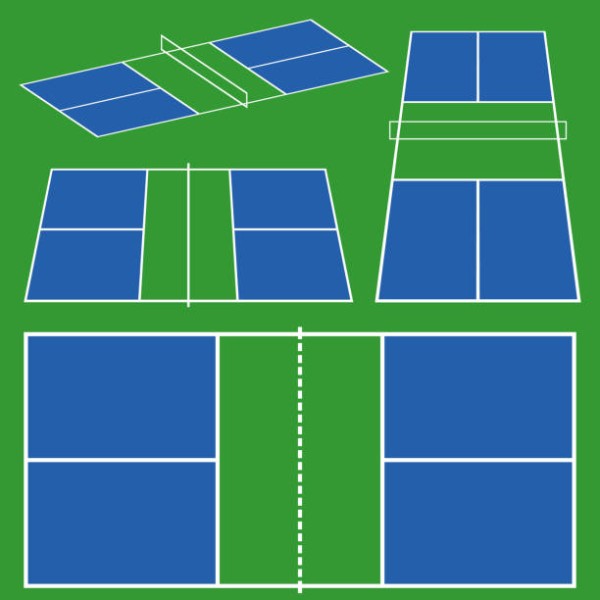 Customizable Surface Color Durable and Non-slip Waterproof and Stable Professional Pickleball Court for Indoor and Outdoor Use