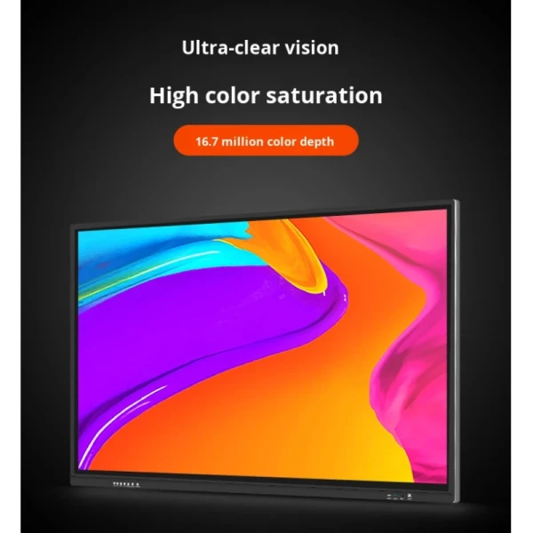 All-in-One 55inch Interactive Board for Teaching Conference Touch Screen Display Kindergarten Classroom Electronic Whiteboard