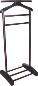 China Wood Free Standing Coat Rack For Hotel Guestroom on sale