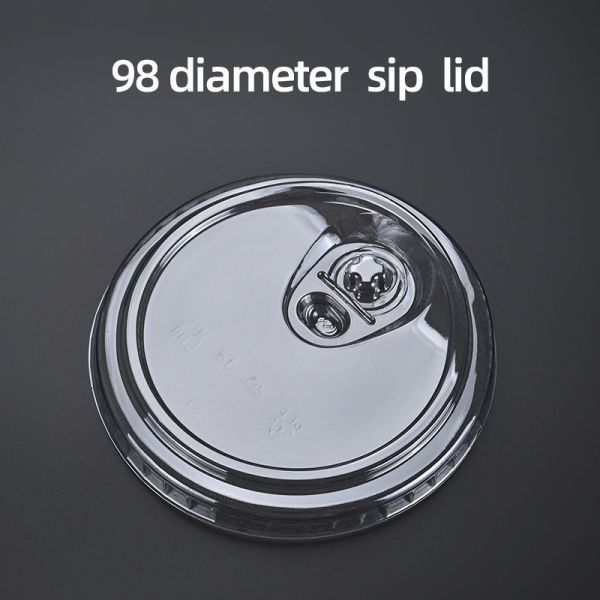 Disposable Custom Logo Printed Cold Coffee Cup Plastic Cups with Sip Lids