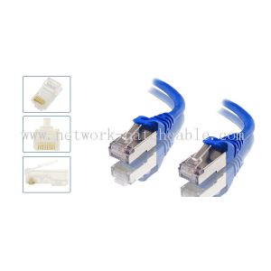 Transparent RJ11 connector 6P4C Telephone Cable Plugs with Gold plated