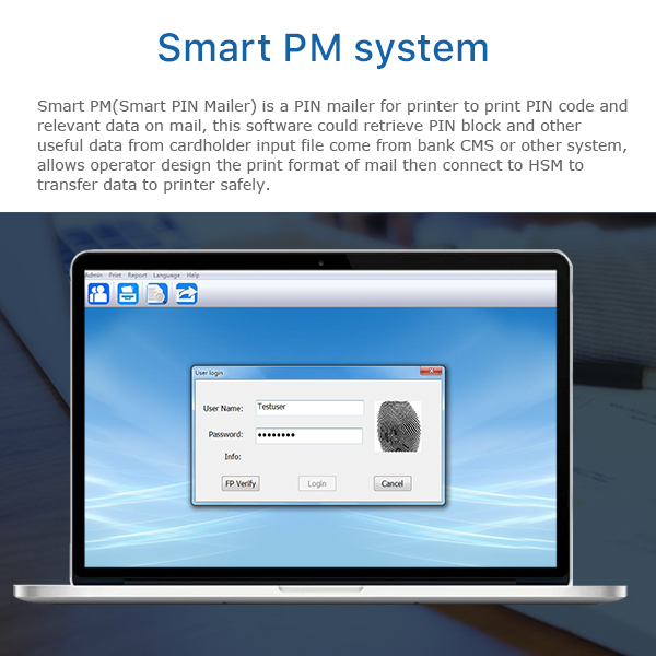 Cardholder PIN Printing PCI Info Management System