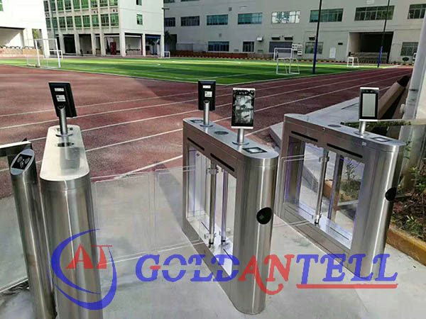 outdoor Facial Recognition Thermometer Infrared Swing Arm Barriers