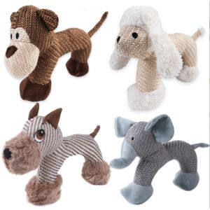 Wholesale Rubber Plush Puppies Dog Toys Safe For Aggressive Chewers from china suppliers