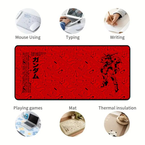 Non-slip Natural Rubber Base Private Mold Large Gaming Mouse Pad for PC Laptop Computer