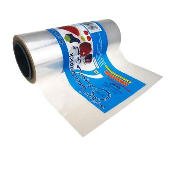 Custom Printed Food Grade Chips Packaging Bags Laminate Rolls PET Plastic Bag Roll Mylar Aluminium Packaging Foil Film Roll