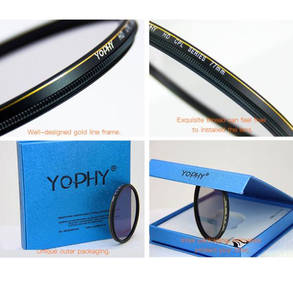 B270 CPL 77mm Polarizing Filter With Schott B270 MRC16 Nano Coating 50g