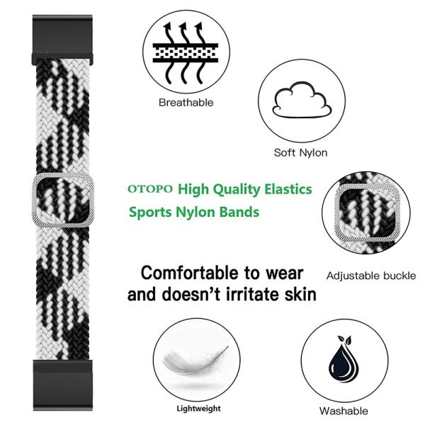 Quick Release 20mm 22mm Color Elastic Nylon Watch Strap Jiaming Fenix 7X