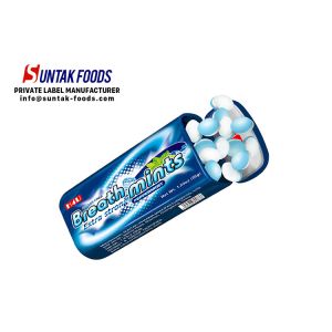 Wholesale Hard Sugar Free Refreshing Peppermint Oval Shaped Compressed Candy from china suppliers