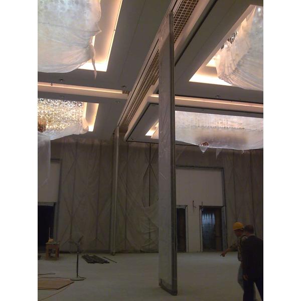 Melamine Operable Partition Conference Room Movable Walls 2000 - 4000MM Height