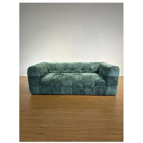Custom Tufted Vacuum Compressed Sofa Bed Straight Corduroy High Density Sponge Filling Living Room Apartment Modular Sofa