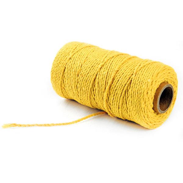 Hot selling cotton cord macrame rope cotton cord single strand