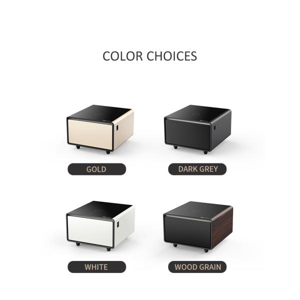 Hotel Restaurant Banquet or Home Dining Table Ottoman Smart Coffee Table with Refrigerator