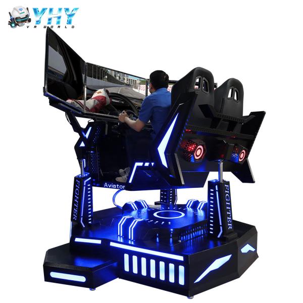 3KW 2 Players VR Game Machine 3DOF 3 Screen VR Racing Car