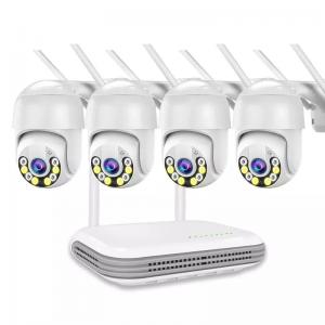 Wholesale Waterproof Outdoor WiFi CCTV 4 Camera Set , IP Wireless 4CH Camera Kit from china suppliers