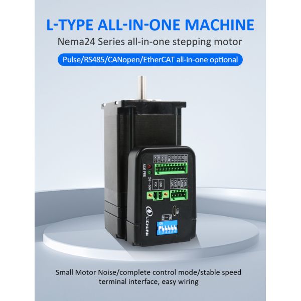 Lichuan Closed Loop Integrated Stepper Motors Driver 3.5N.m 2Phase Nema24 36V 4.0A 1000PPR
