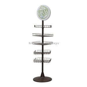 Mobile Phone Accessories Display Stand Rotating Retail Display Units