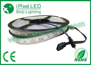 Weatherproof Programmable RGB LED Strip Chasing Color DMX Compatiable 14.4watt / m
