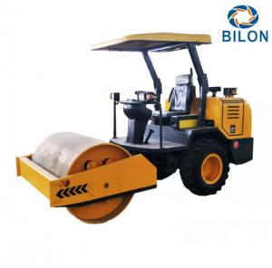 China Yellow 3.5 Ton  Single Drum Vibrator Road Roller With 22kw Diesel Engine on sale