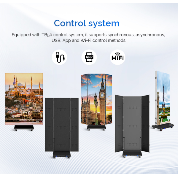 Good Price Customized High Definition Indoor LED Display Screens Indoor Digital Foldable LED Screen