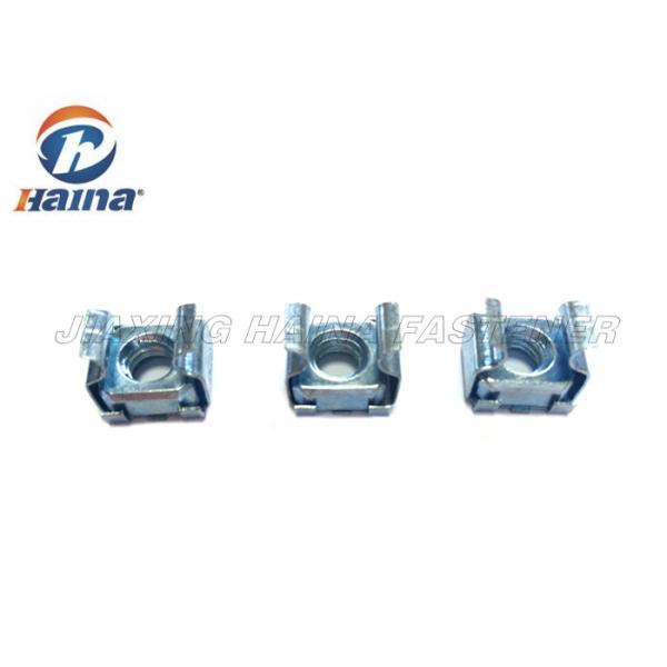 Square Lock Hex Head Nuts Carbon Steel Blue White Zinc Plated M3 M4 M5 M6 M8
