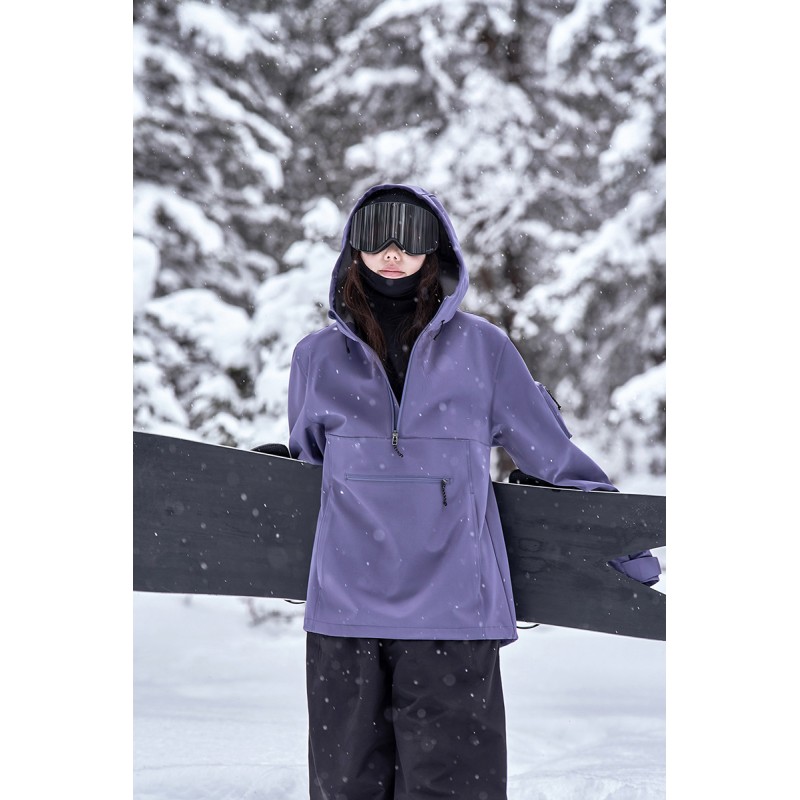 Custom OEM 3L Waterproof Windproof Snowboard Ski Hoodie Winter Couple Ski Jacket