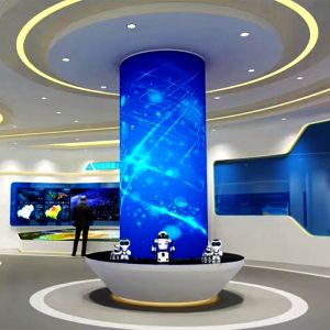 Cylindrical Flexible Outdoor LED Display Screen For Special Shapes