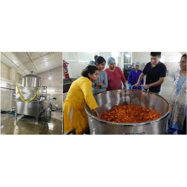 Potato Chip Fryer Equipment , Vacuum Frying Machine 80-120℃ Temperature